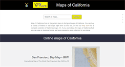 Desktop Screenshot of map-of-california.com